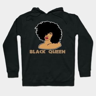 Black Queen, Black Woman, African American, Black Lives Matter, Black History Hoodie